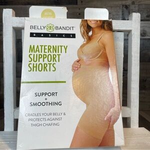 BELLY BANDIT Maternity Support Shorts in Nude size Medium • NWT